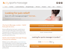 Tablet Screenshot of citysportsmassage.com